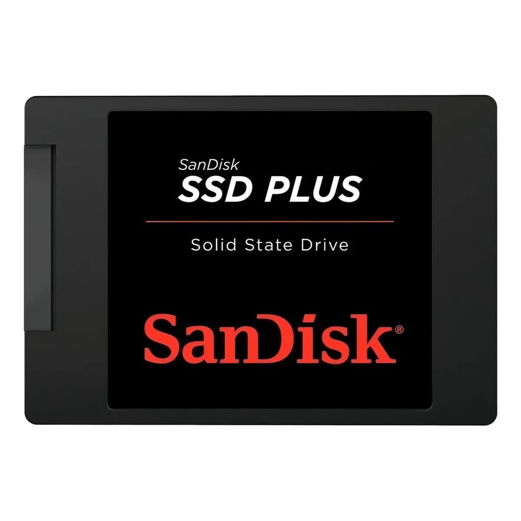 Ssd 480gb Sata 3.0 6 Gb/s Interno Sandisk Plus Sdssda-480g-g26 2,5 Polegadas Velocidade De Leitura Até 535 Mb/s E Gravaç