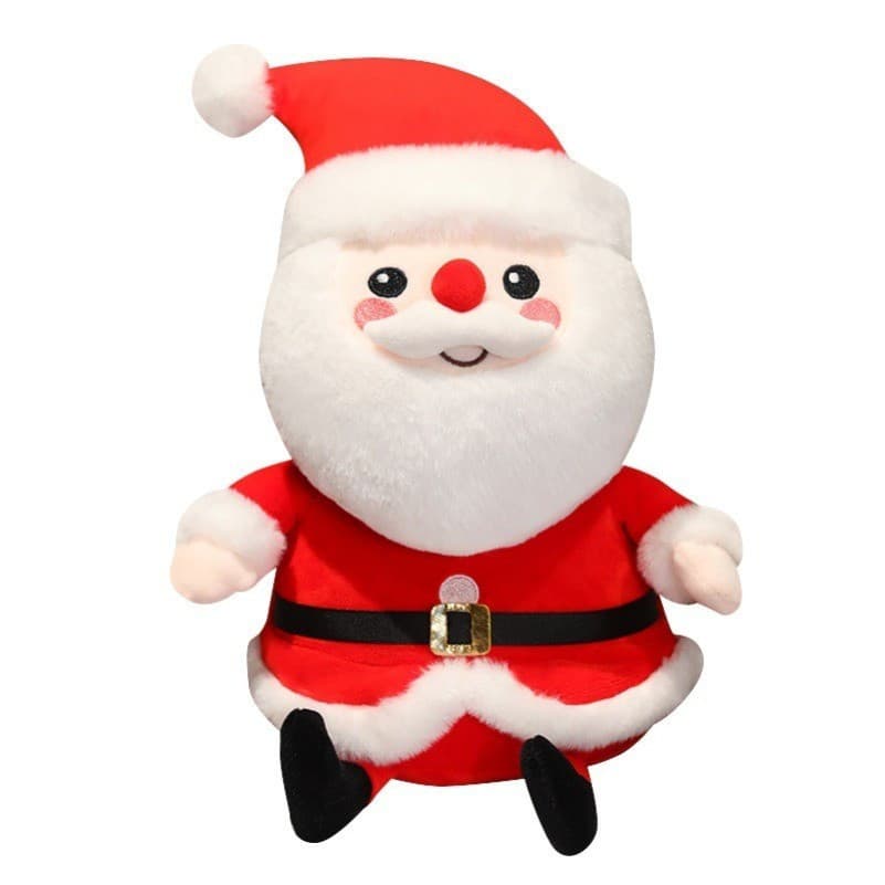 Super macio toque presente de natal bonito Santa boneca brinquedo de pelúcia decoração quarto bom parceiro