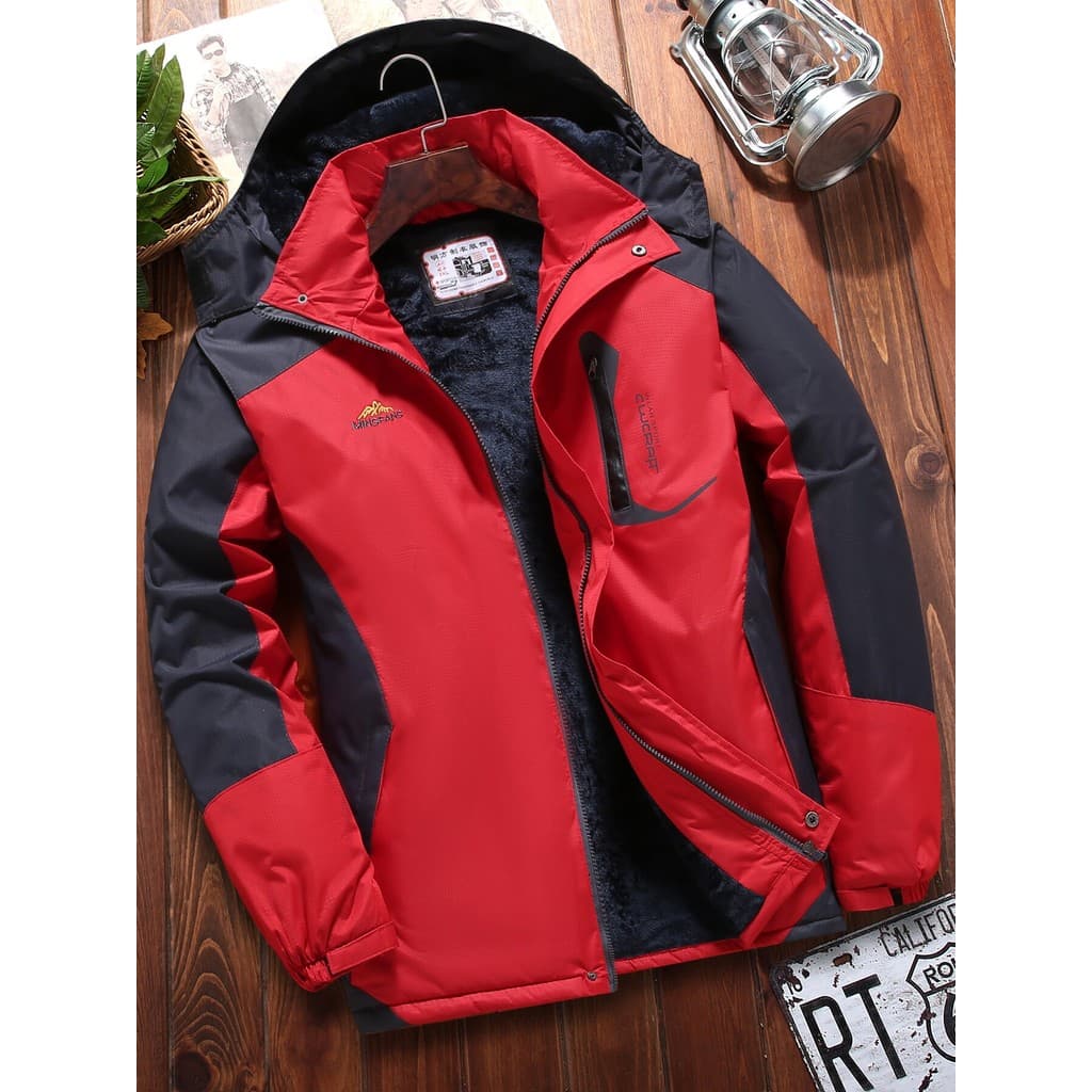 Jaqueta acolchoada masculina forro de lã jaqueta de inverno espessada jaqueta acolchoada masculina à prova de vento à pr