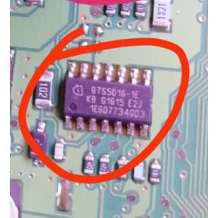 BTS5016-1E adequado para Great Wall Harvard H2 luz de freio Chip corpo modelo BCM luz de freio IC