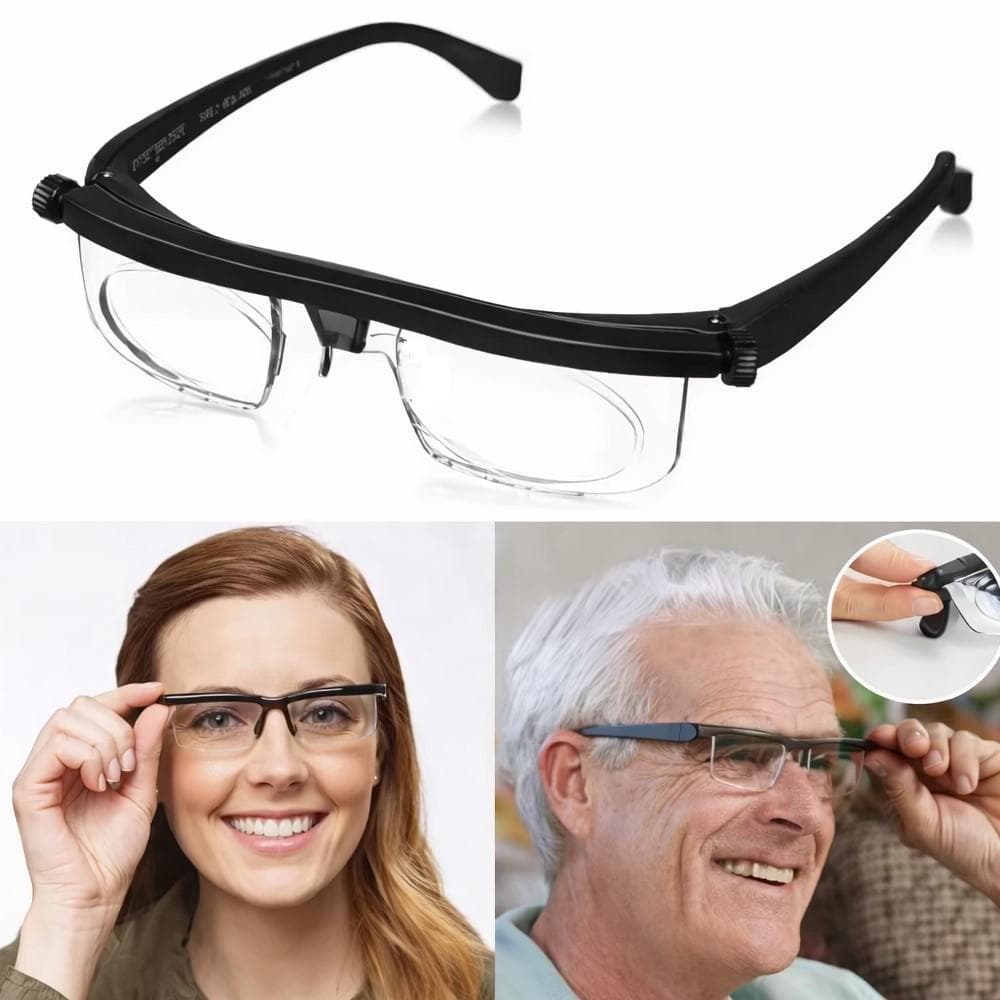 Oculos Ajustavel Grau Regulavel Leitura Miopia Perto Longe Zoom Dial Vision Lente Ajuste Universal
