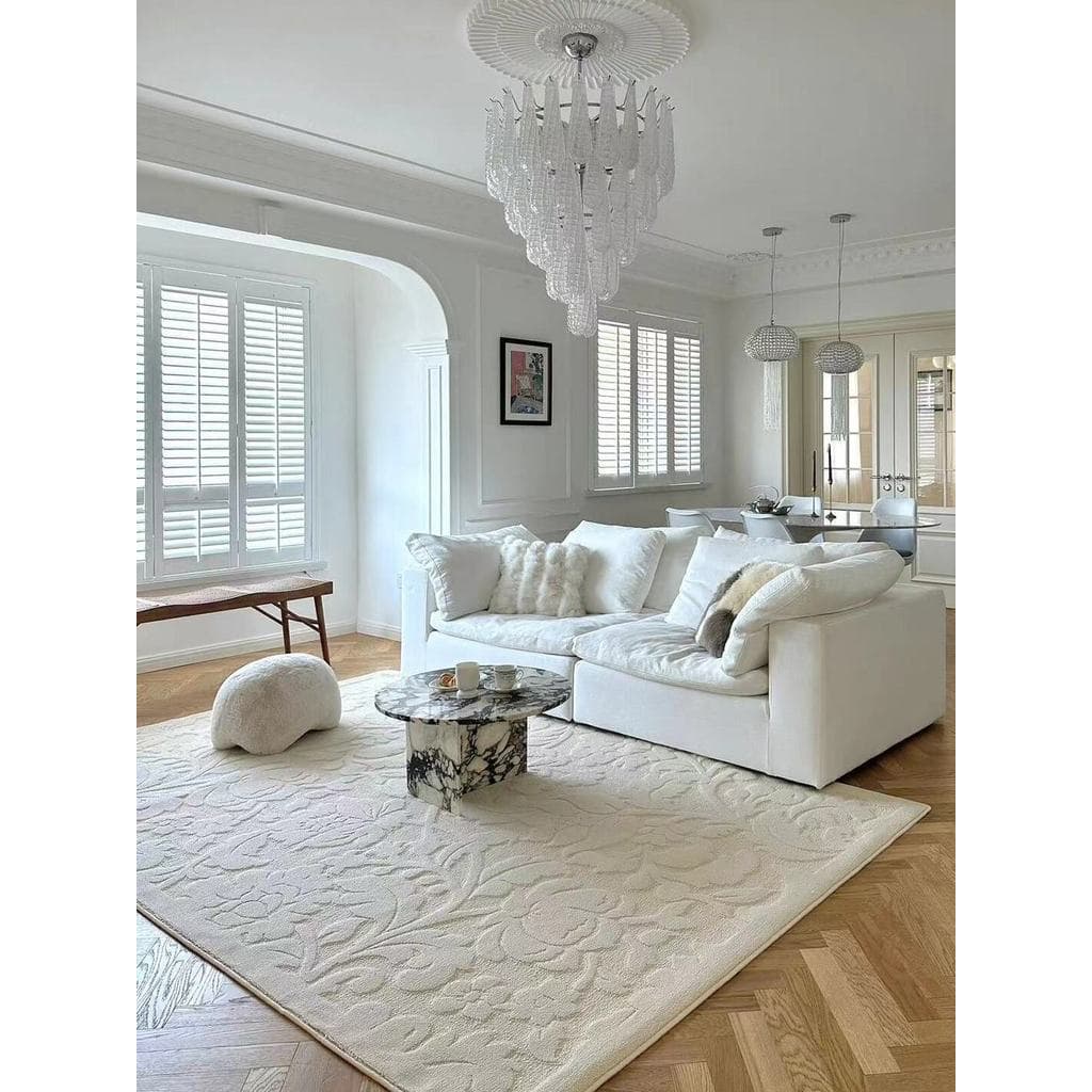Tapete minimalista sala de estar luz luxo Premium 2026 novo estilo cor sólida tridimensional lavável sem limpeza quarto