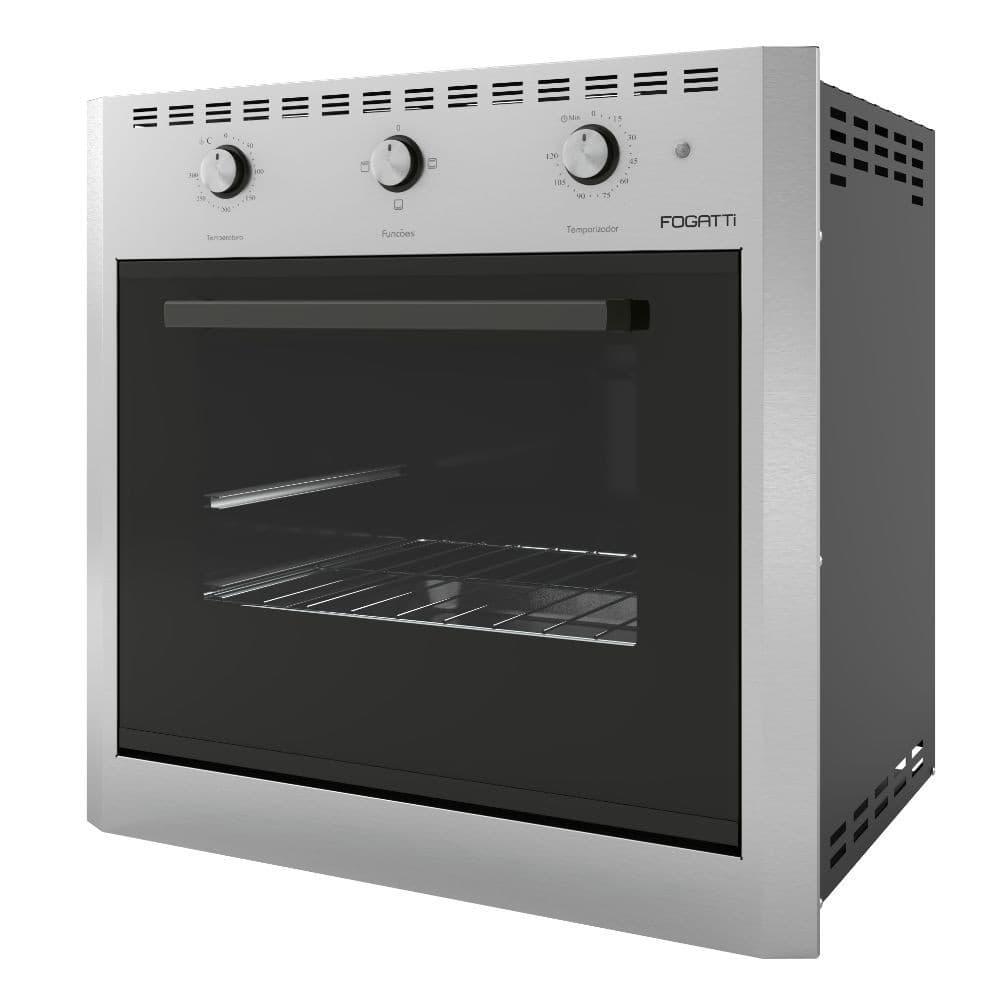 Forno Elétrico Embutir Fogatti E60 Inox 60L