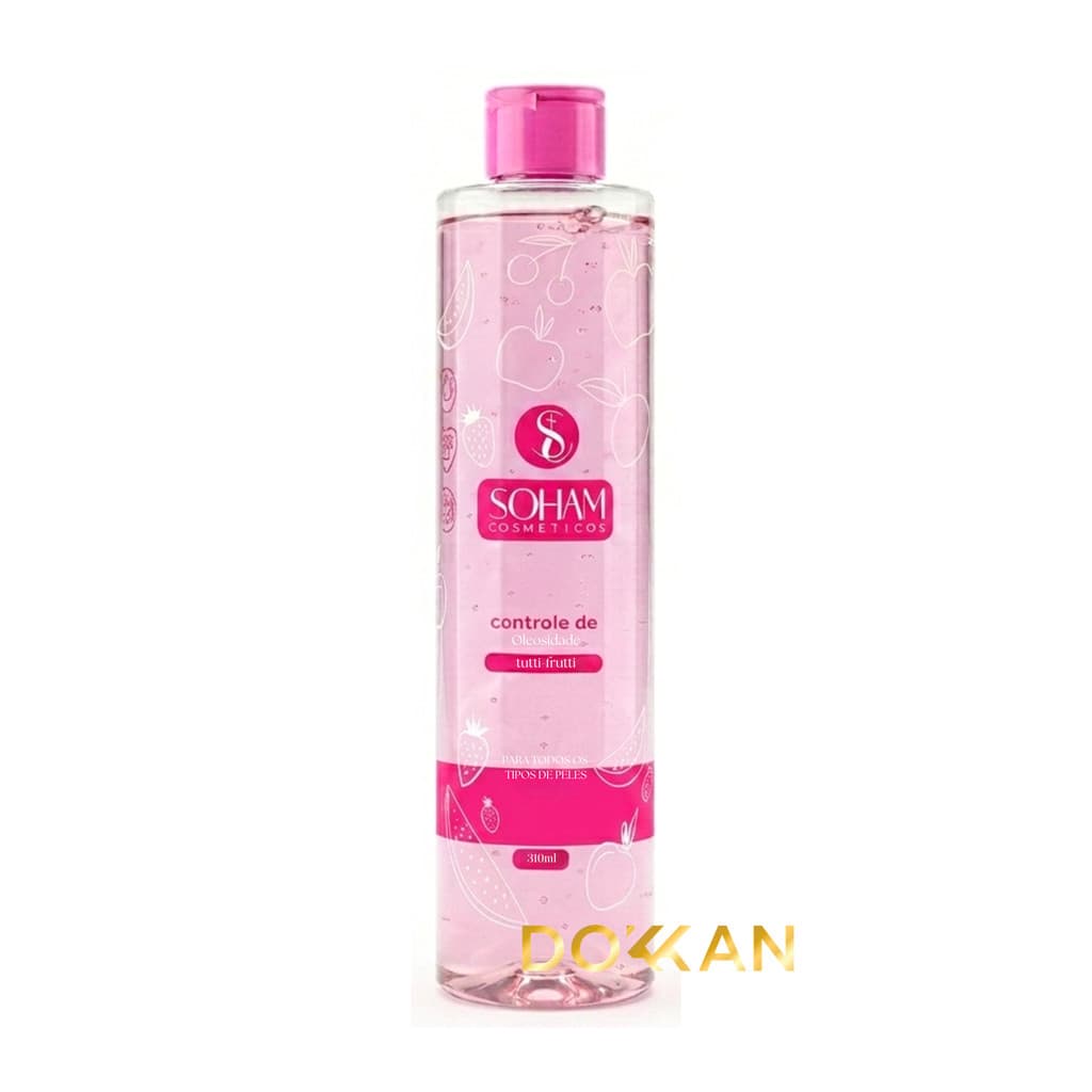 Água Micelar Tutti-Frutti Controle de Oleosidade Soham 310ml