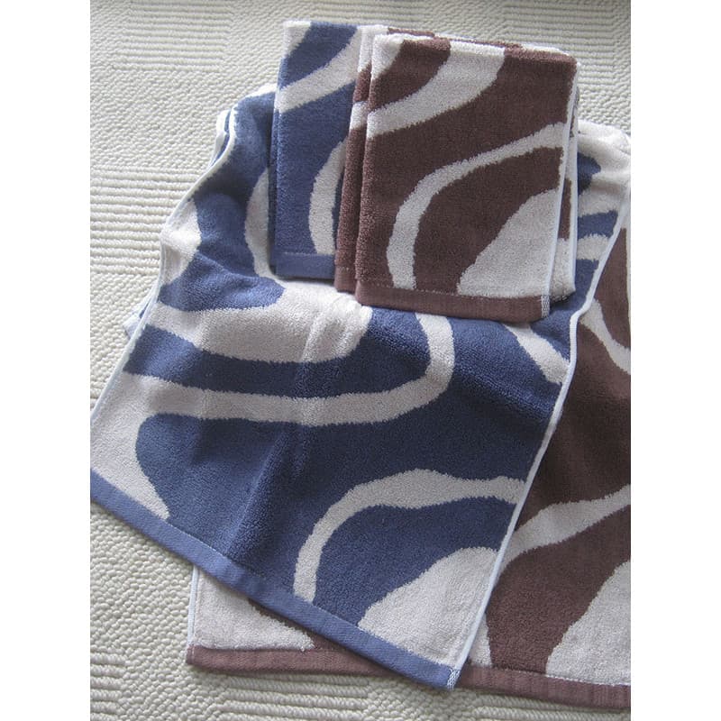 Genuíno Oria fibra de bambu High-End listrado Jacquard toalha de limpeza Retro toalha de banho