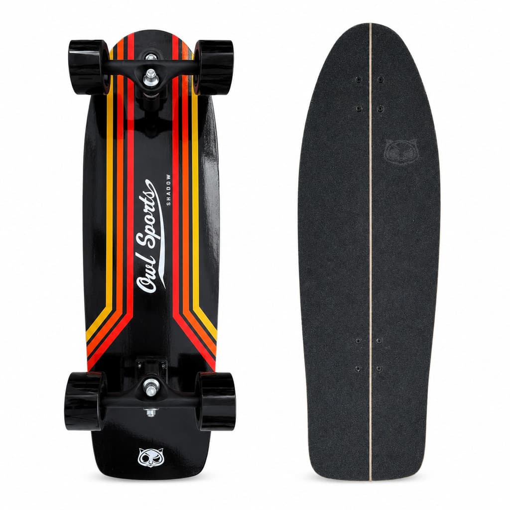 Skate Simulador De Surf Owl Sports Shadow