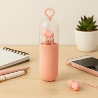 Fone Ouvido Bluetooth Sem Fio Música Celular Viagem Trabalho Estojo Oferta Achadinhoss