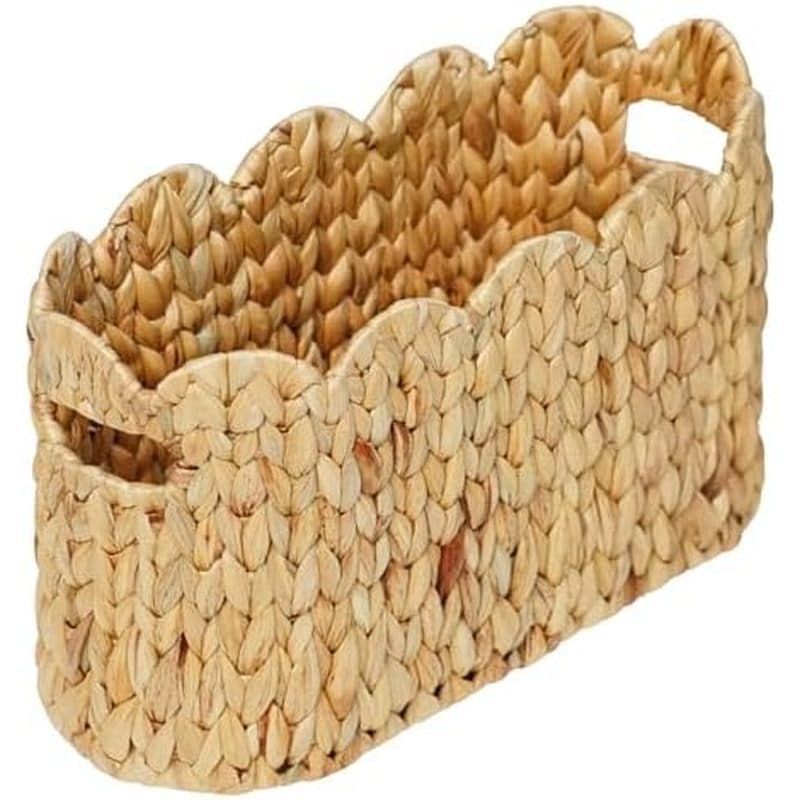 Cesta De Armazenamento De Papel Higiênico Coeusy , Cestas Recortadas Decorativas Boho , Decoração De Banheiro Costeira ,