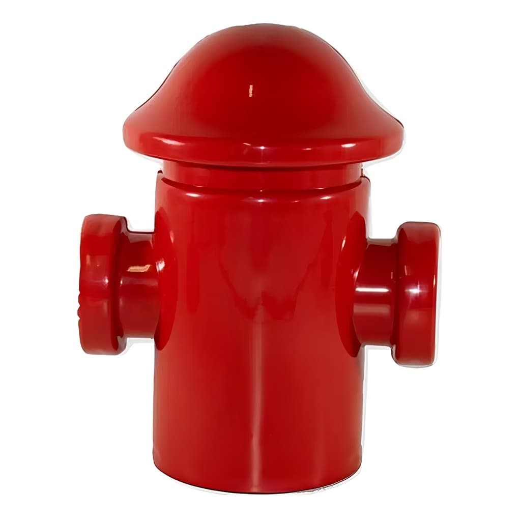 Sanitário Canino Premium RB Pet com Hidrante Vermelho: Higiene e Estilo para o seu Melhor Amigo!