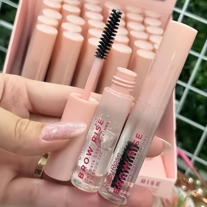 Gel Fixador para Sobrancelhas Brow Rise By Ruby Rose – Linha Rosa HB-E2503 | Alta Fixação e Efeito Natural