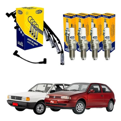 Kit Cabo E Vela Vw Gol Saveiro 1997 À 2005 1.0 8v Original