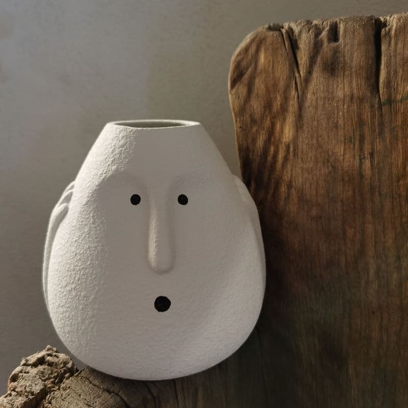 Instantâneo / vaso de cerâmica criativo / Ins vento alto valor adorável peças de mesa