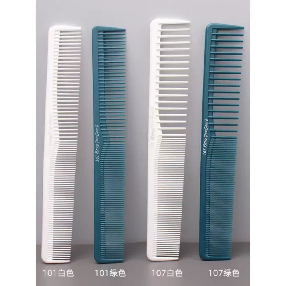Pente dedicado para loja de cabeleireiro 101/107, pente de corte de cabelo para salão de beleza, pente de corte de cabel