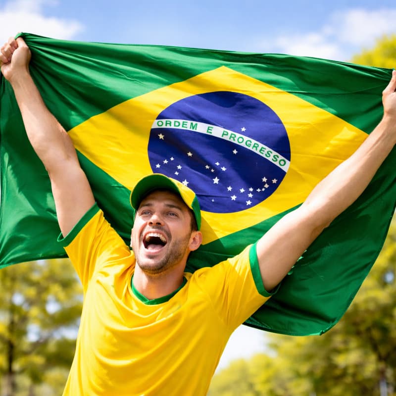 Bandeira do Brasil Com Acabamento 1,50 mt x  0,90 mt