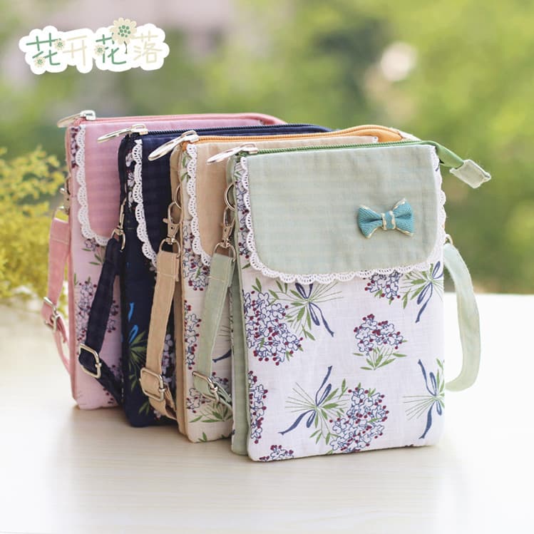 2026 Novo Estilo Pequena Bolsa Fresca para Celular Feminina Ombro Versão para Celular Bolsa Cross-body Bolsa para Celula