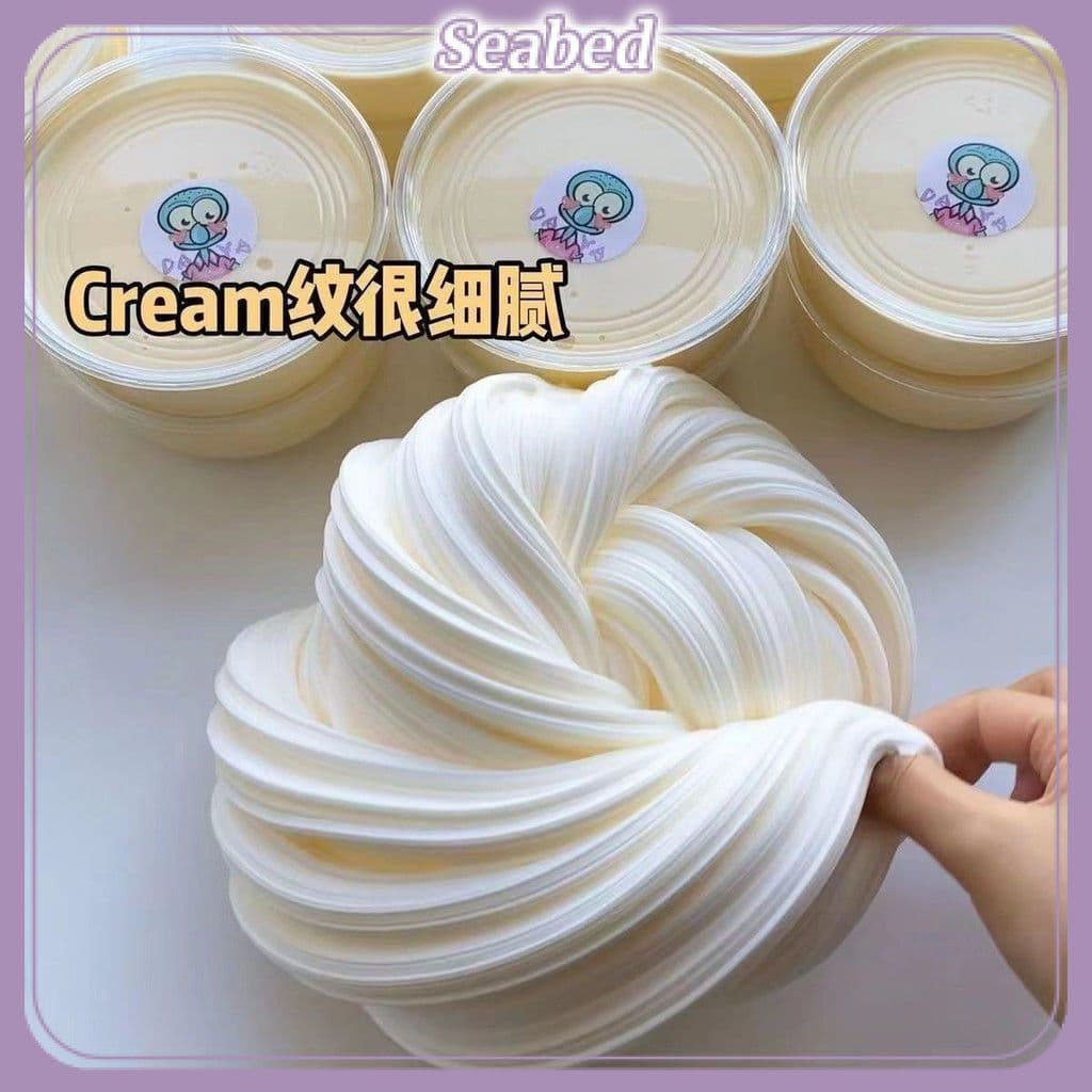 Kit de slime espumante antiestresse faça você mesmo, brinquedo de slime transparente e fofo, slime de nuvem de
