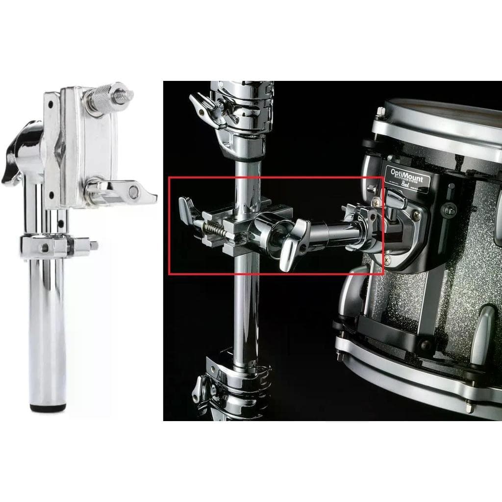 Clamp Holder Pearl UX-80S catracado para fixar tom na estante com máxima estabilidade