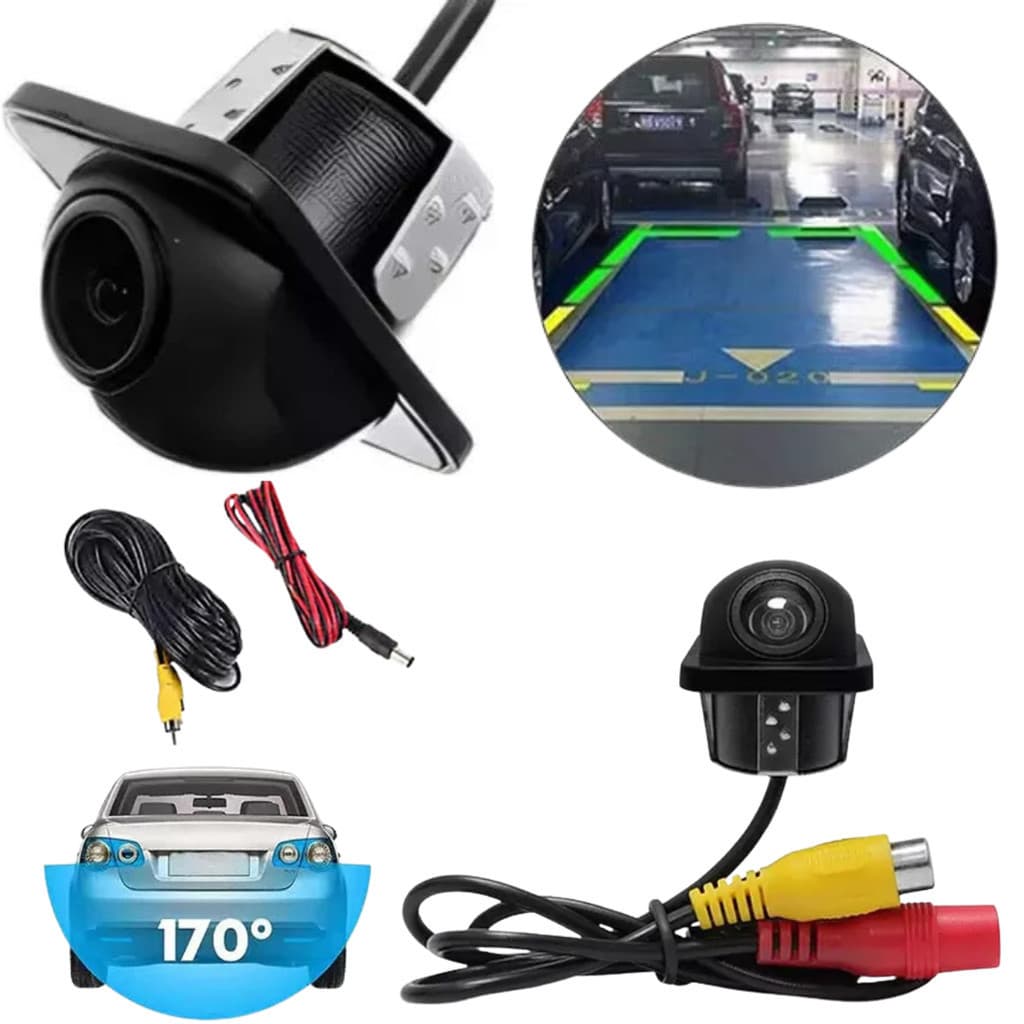 Câmera Ré Automotiva Colorida Rca TARTARUGA CR230 120º CVBS UNIVERSAL