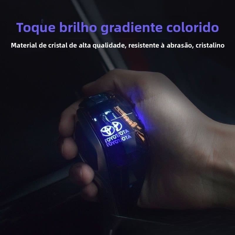[Compatível com Toyota Camry, Corolla, RAV4, Highlander, Manopla de Câmbio de Cristal Luminosa Modificada KWG1 JTHN] LZA