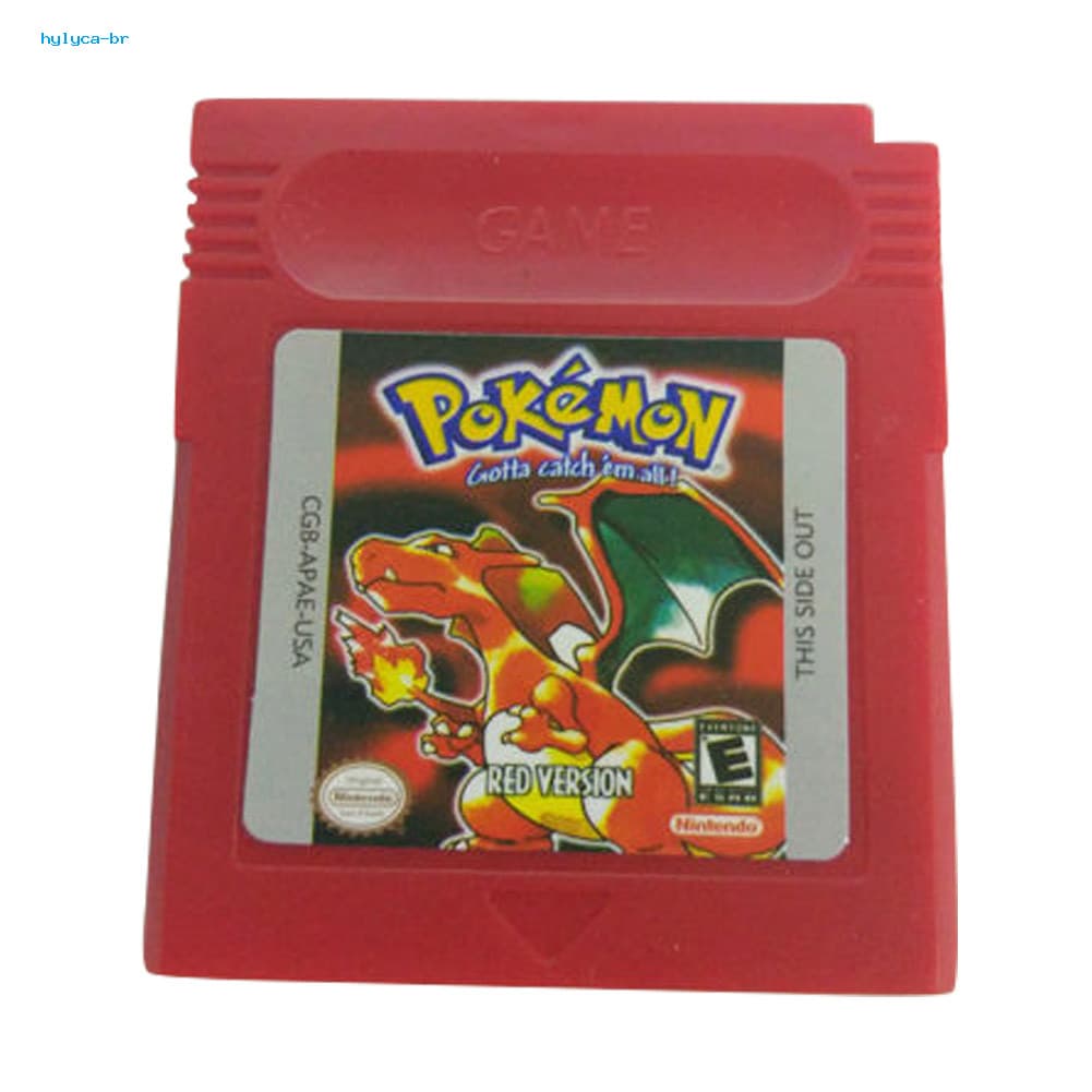 Cartucho De Cartas De Jogo Para Console Nintendo Pokémon GBC Game Boy Versão Colorida