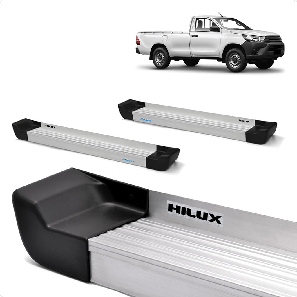 Estribo Prime Hilux 2016/... Cabine Simples Natural