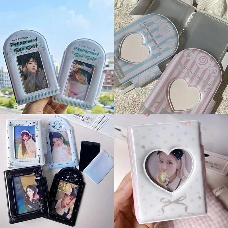 Decorador Bonito 3 Polegadas Único Saco De Cartão Estrela Perseguindo Livro Amor Feijão Pequeno Inserir Estilo Polaroid