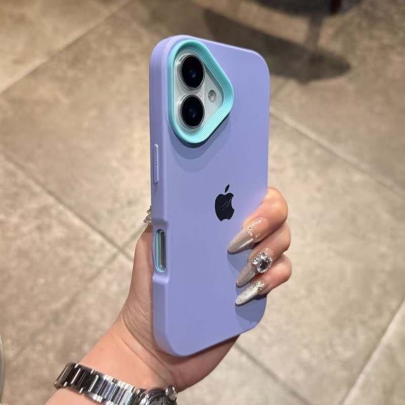 Capa De Telefone De Silicone De Cor Sólida Com Textura De Pele Simples Para iPhone 11 12 13 14 15 16 17 Pro Max À Prova