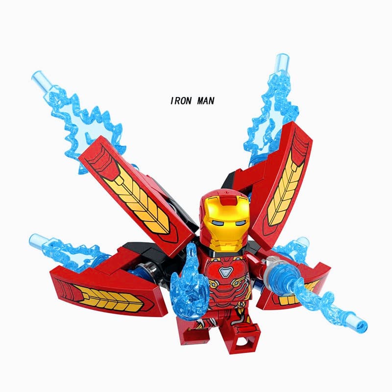 Homem De Ferro Tony Stark Marvel Comics Super Heroes Mark Mecha Blocos De Construção Figura Brinquedos Presente Para Cri