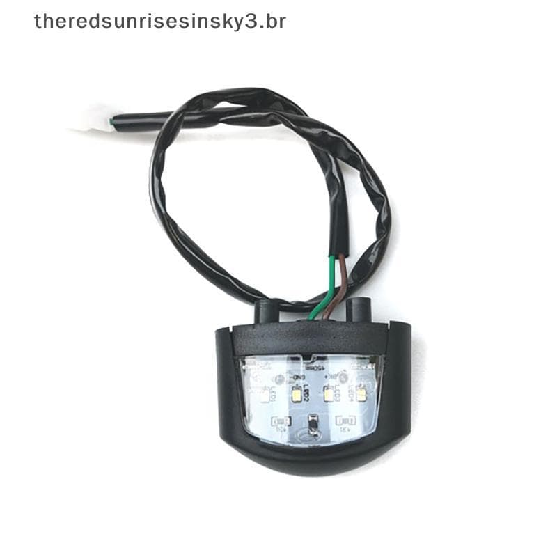 TSBR Luz Da Placa De Licença Motocicleta Lâmpada Indicadora Traseira ABS LED Para Kawasaki Ninja 250R 300 ZX636 ZX-6R Z1