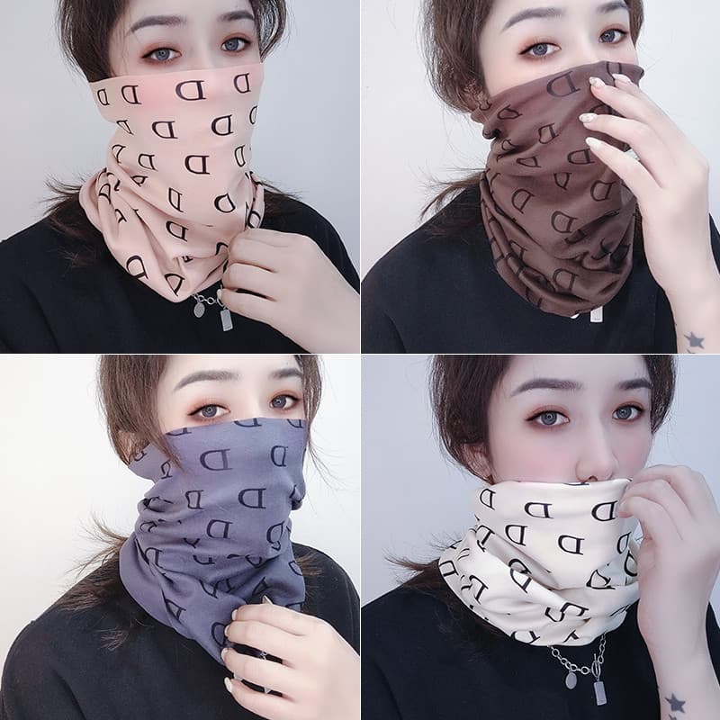 Babador masculino feminino outono inverno versão coreana variedade máscara quente pescoço proteção pescoço capa All-Matc