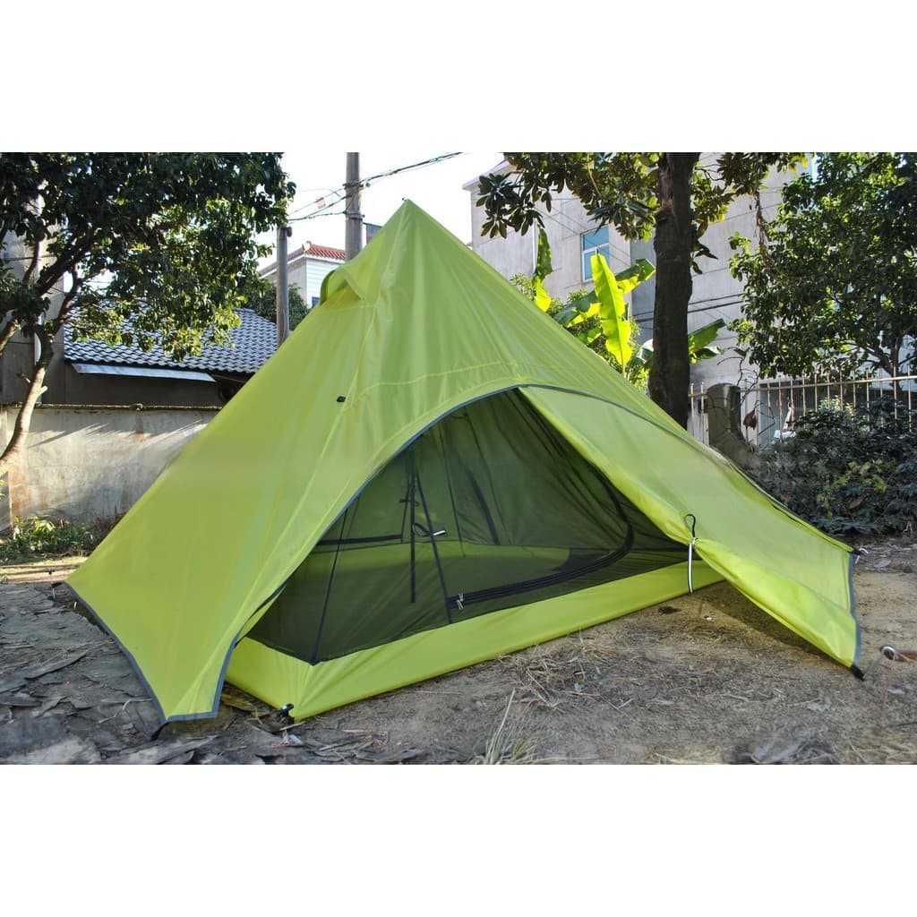 Tenda sem haste de camada dupla para 4 pessoas, barraca de pirâmide de 4 pessoas, barraca indiana de 4 pessoas, barraca