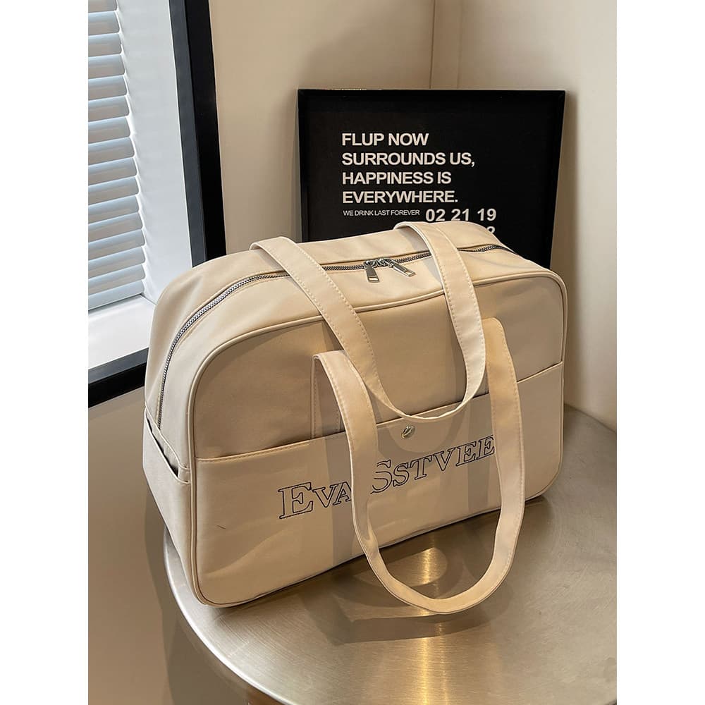Bolsa de viagem de curta distância feminina, grande capacidade, leve, Fashion, academia, à prova d'água, bolsa de viagem