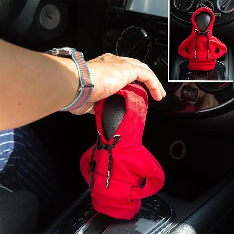 Capa de Moletom com Capuz para Câmbio de Marchas, Capa para Alavanca de Mudança de Velocidade Interior do Carro