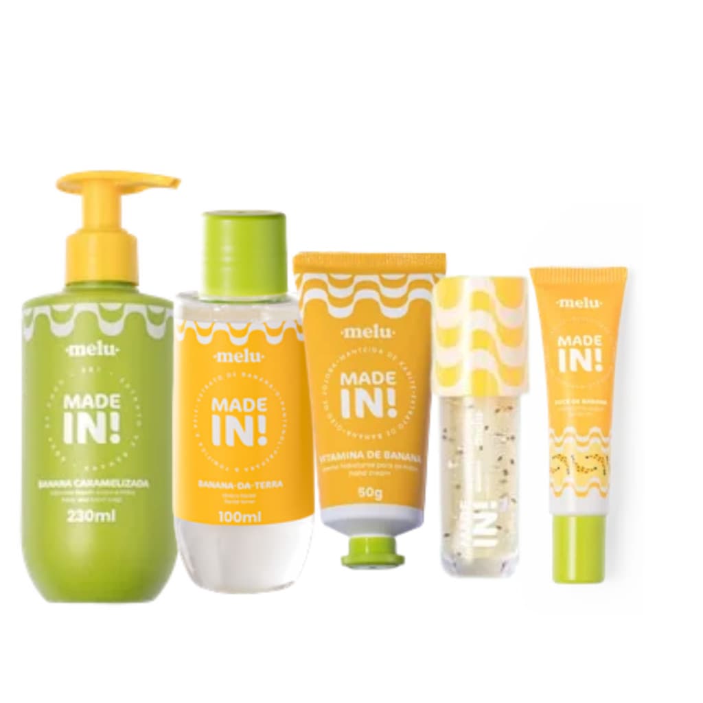 KIT BANANA MELU MADE IN C/5 ITENS
