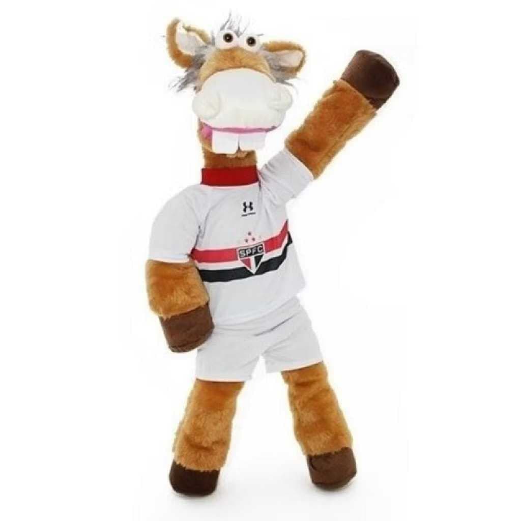 Cavalinho do São Paulo mede 35 cm Tricolor TRI MUNDIAL – Pelúcia Brasileirão 2026 compre aqui