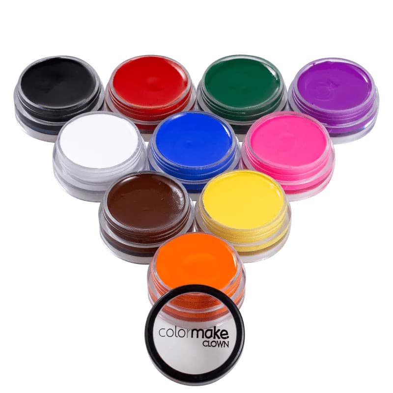 Mini Clown Makeup perfeita para Maquiagem Artística - Tinta Cremosa 8g - Colormake
