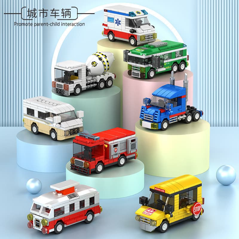 2026 novo estilo compatível Lego cidade carro pequenas partículas blocos de construção crianças educacional montagem bri