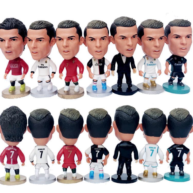 Soccerwe Mini bola estrela celebridade estrela cavalo real C Ronal boneca Yowen C Ronal boneca modelo boneca fã suprimen