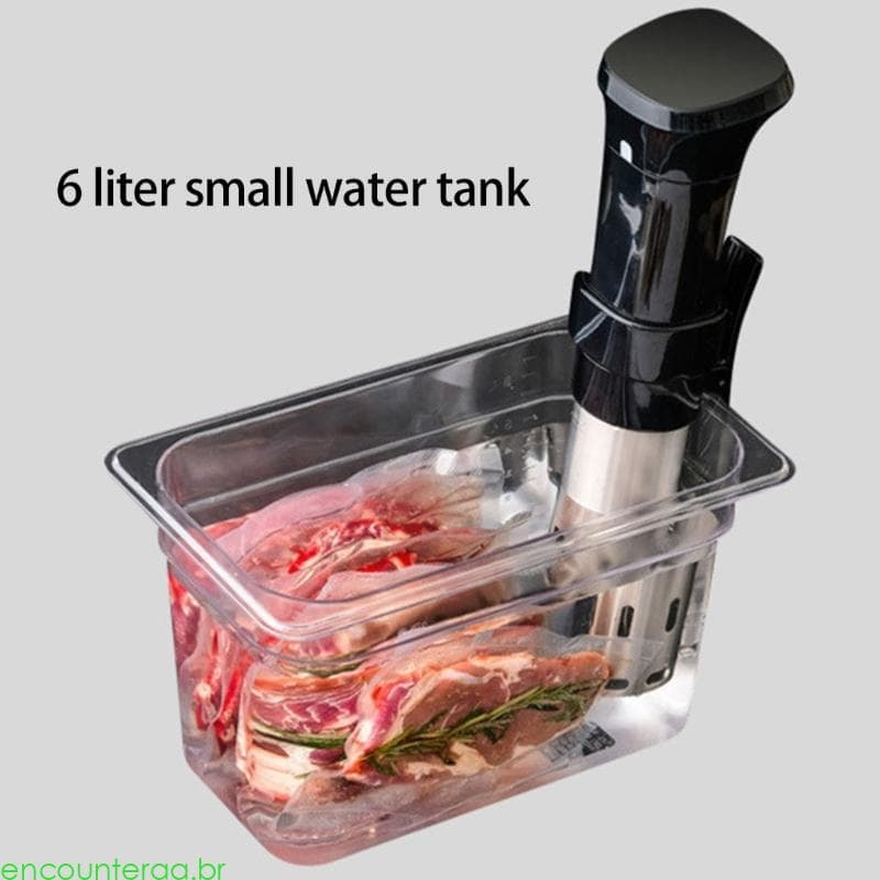Encountera Recipiente Transparente Eficiente 6L Para Tanque Sous Vide Cozinha Baixa Temperatura