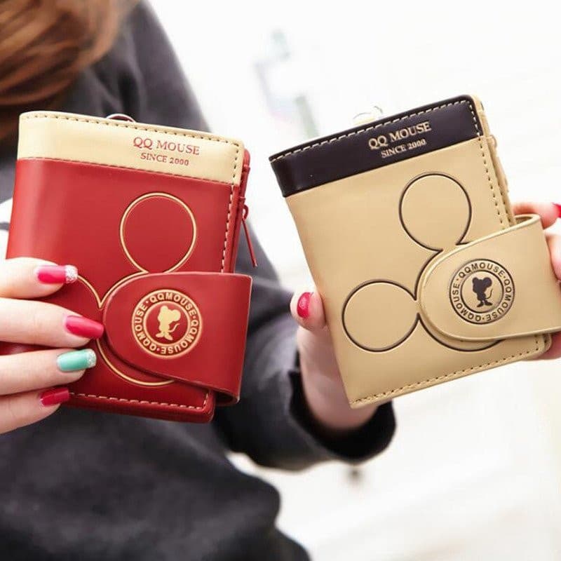 Bolsa Feminina/Carteira Com Zíper Porta-Moedas E Cartões D6001 TM