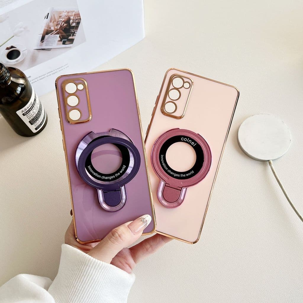 Capinha Samsung com Suporte Magnético Compatível com Carregador Sem Fio Para Samsung Galaxy J5 J7 S24 S24P S24U S25