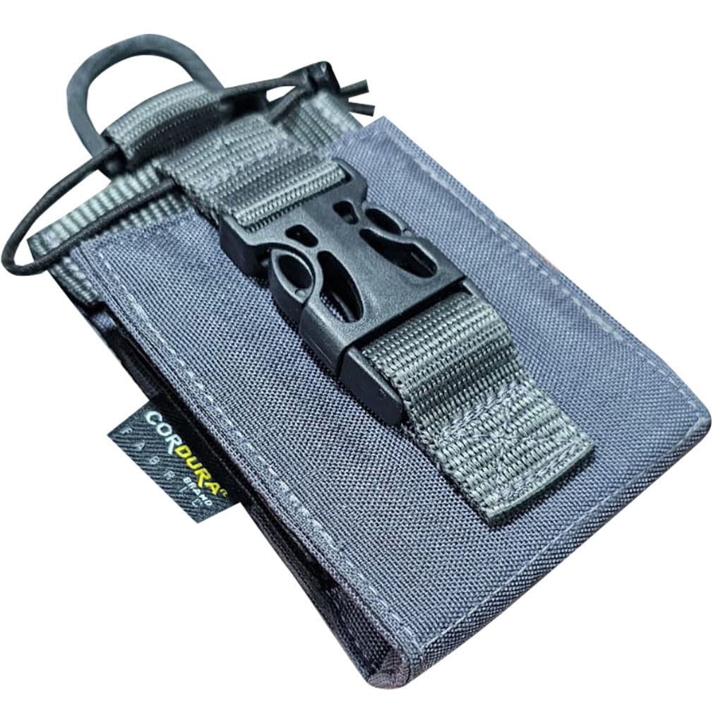 Porta Radio HT Modular Cordura Cinza bandeirates