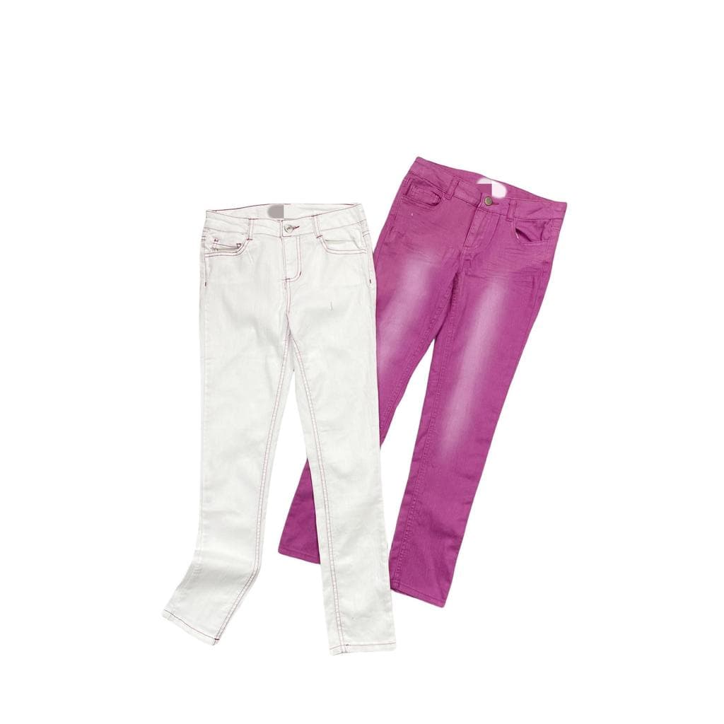 B4005 comércio exterior novo estilo feminino moda clareamento cintura baixa calças casuais outono magro-ajuste calças ma