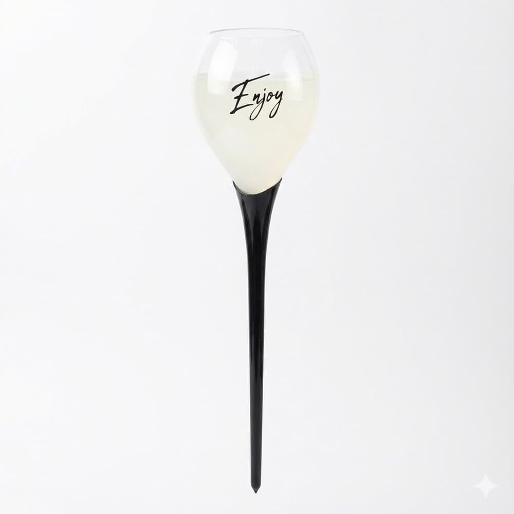 Kit com 2 Taças para Praia Wine on The Beach Summer Time