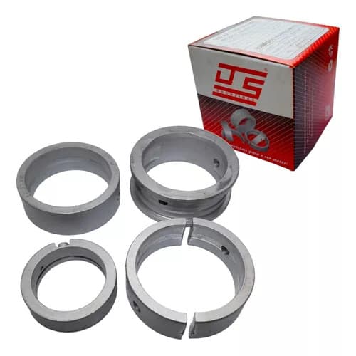 Jogo Bronzina de Mancal 0,50 X 0,75 Flange 4mm VW AR 1300 1500 1600 Fusca Kombi Brasilia