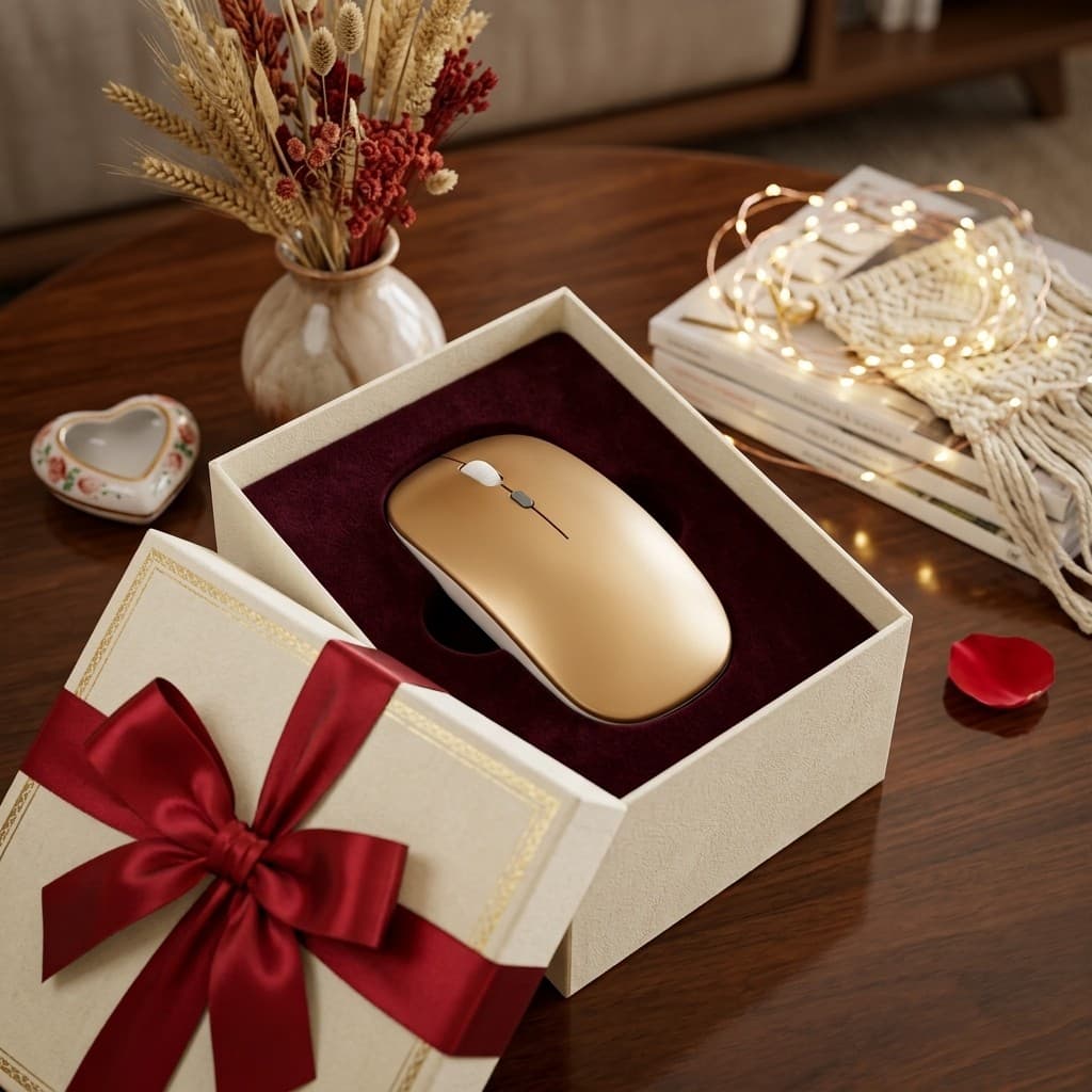 Mouse Sem Fio RGB Bluetooth 5.2 Recarregável Para iPad Android Mac