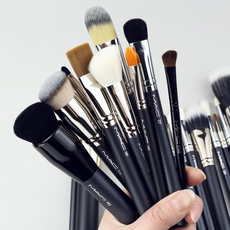 Forte recomendação!MAC270 Pincel Corretivo 191 Pincel de Fundação 170 Pincel de Fundação Sem Costura Sem Pó Coleção de P