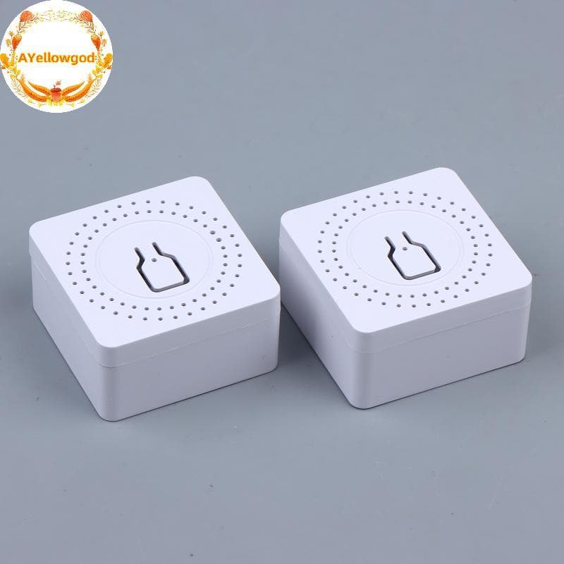 AYellowgod Controle Remoto Controlador De Relé Casa Inteligente Interruptor Sem Fio Caso De Luz Caixa De ABS Gabinete De
