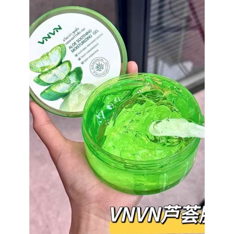 Tailândia VNVN Aloe Calmante Gel Hidratante Aloe Vera Gel Creme Após Reparação Solar Hidratante Hidratante Firmador 300m