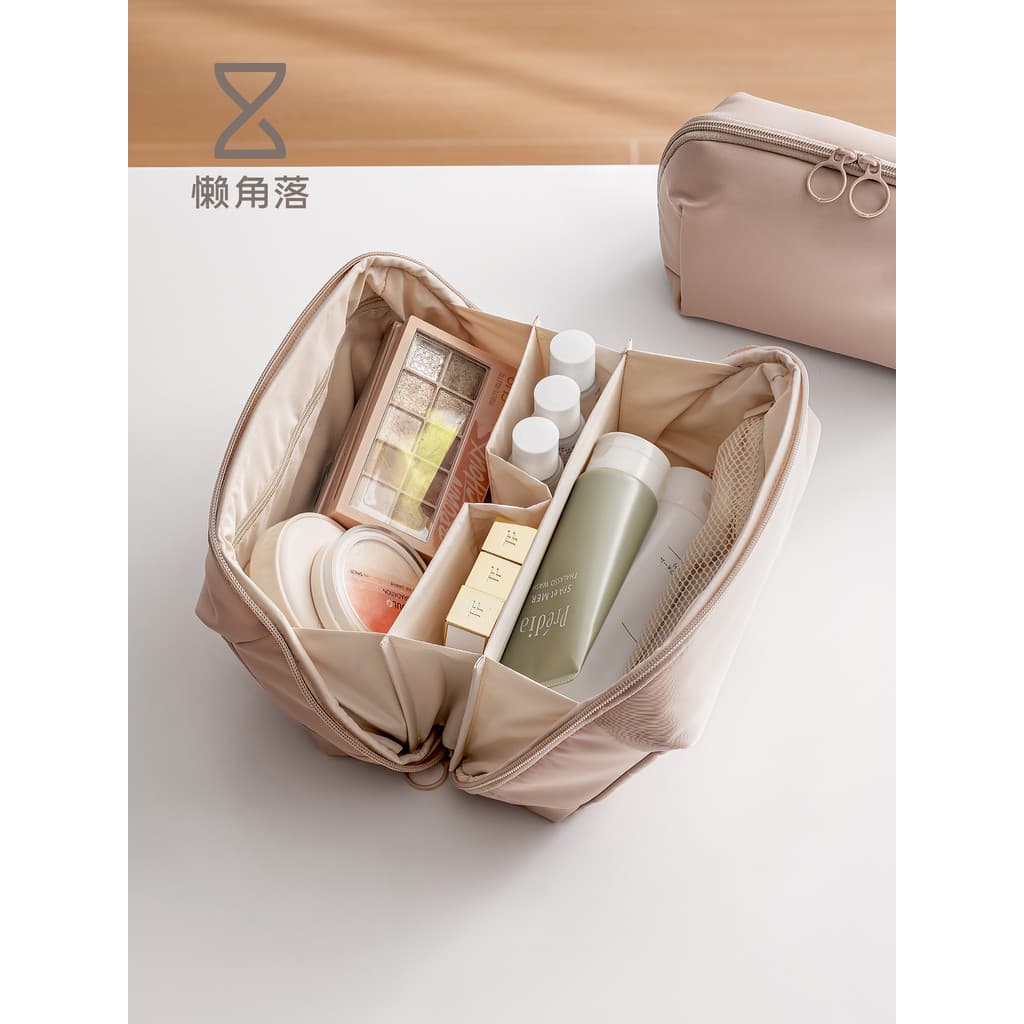 Saco cosmético de canto preguiçoso viagem cosméticos saco de armazenamento de higiene pessoal portátil saco de higiene p